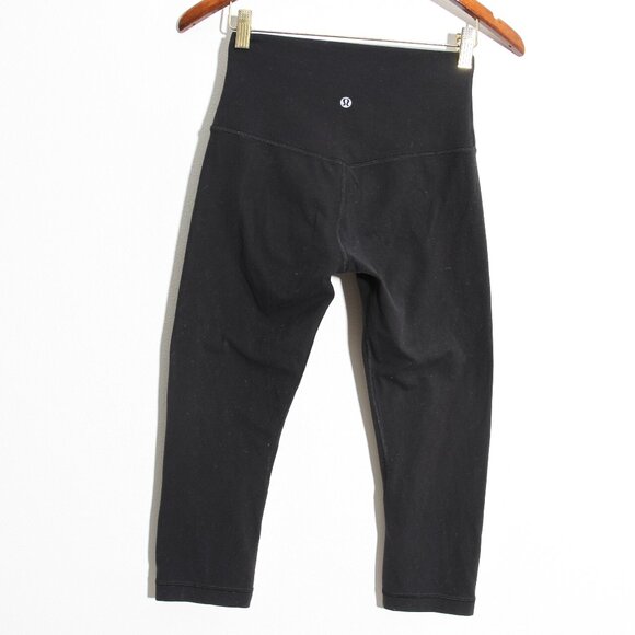 Lululemon Align Crop *19" Leggings High Rise Nulu Size 4 - Picture 3 of 16